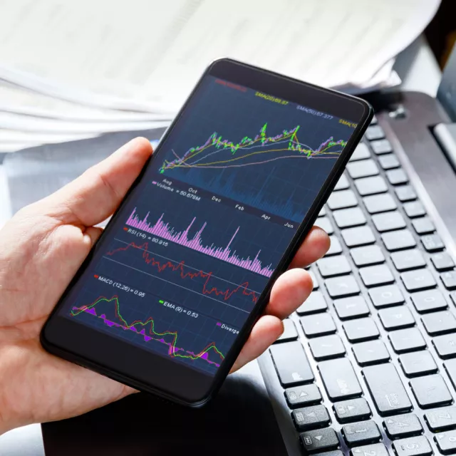 charts on phone